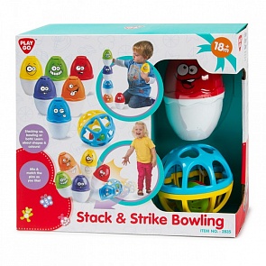 Развивающая игрушка - Боулинг (PlayGo, Play 2835veg)